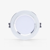 Đèn LED âm trần downlight đổi màu 7W viền bạc <Br> Model: AT10 ĐM 90/7W