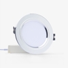 Đèn LED âm trần downlight đổi màu 7W viền bạc <Br> Model: AT10 ĐM 90/7W