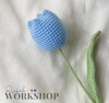 FLOWER BRANCHES ROUND TULIP-white