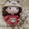 STUFFED TOY GIRLS BEAR GIRL