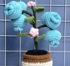 FLOWER POTS 6 BLUE FLOWER POT
