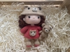 STUFFED TOY GIRLS BEAR GIRL