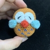 SMALL ANIMALS OWL-dark grey