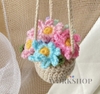 FLOWER POTS - MIX COLOR DAISY