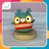 MEDIUM ANIMALS BIG EYES OWL-pink red