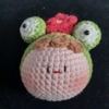 FRUIT GIRLS FROG WITH FLOWER