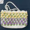 CROCHET BAGS - TULIP FLOWER BAG-white