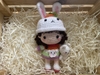 STUFFED TOY GIRLS RABBIT GIRL