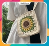CROCHET BAGS SMALL SUNFLOWER
