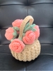 FLOWER POTS 6 PEACH FLOWER POT