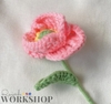 FLOWER BRANCHES POPPY-dark blue