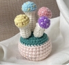 FLOWER POTS 4 MUSHROOM POT
