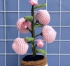 FLOWER POTS 6 PEACH FLOWER POT