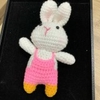 BIG ANIMALS RABBIT IN CLOTHES-dark pink
