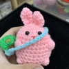 SMALL ANIMALS RABBIT WITH BLUE BAG-white