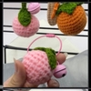 SMALL ANIMALS BELL FRUIT-pink