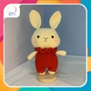 WOODLAND - BROWN RABBIT WITH CLOTHES PINK