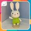 WOODLAND - BROWN RABBIT WITH CLOTHES PINK