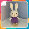 WOODLAND - BROWN RABBIT WITH CLOTHES PINK
