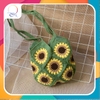 CROCHET BAGS SUNFLOWER 4