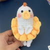 MEDIUM ANIMALS CHICKEN WEARING DRESS