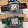 Độ Full kim cương vỏ Và Spa Đánh bóng Cartier Santos 29 Watch