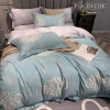 BỘ COTTON XANH NHẠT - HOA VĂN CỔ ĐIỂN