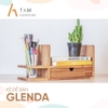 Kệ gỗ Glenda để bàn học, bàn làm việc - TAM Furniture