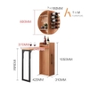 Bộ Tủ Kết Hợp Bàn Rượu Thông Minh Voka - TAM Furniture