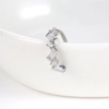 Bông tai kẹp không cần bấm lỗ - bạc - 8mm