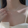 Dây chuyền nữ mặt dây trái tim tình yêu Hàn Quốc - ok365m giá rẻ