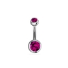 Tổng hợp 12 màu khuyên rốn đính đá RUBY BLINK