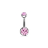 Tổng hợp 12 màu khuyên rốn đính đá RUBY BLINK
