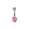 Tổng hợp 12 màu khuyên rốn đính đá RUBY BLINK