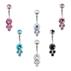 Khuyên rốn Ruby thời trang