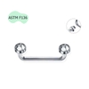 Khuyên cấy dưới da - TITANIUM - 2 size