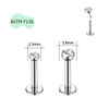 Khuyên cơ bản Titan đeo được nhiều vị trí - Có 6 size