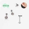 SCALLOP EARRING - TITANIUM