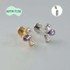 ok365 đẹp Titanium F136 có 2 màu - Chốt vặn - 1.2*8mm