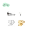 Khuyên tai Pikachu Spark Titanium - 1.2*8mm - Có 2 màu