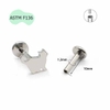Bông tai Titan hình mèo con - Có 4 kiểu  - 1.2*10mm