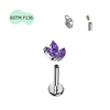 ok365 hình nụ bông sen xinh xắn - 2 màu - titanium