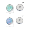 Khuyên tai đá Opal màu mới - Titanium F136 - 1.2*10mm