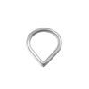 Khuyên tai hình giọt nước đeo tai/septum 1.2mm - Thép không gỉ