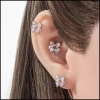 Khuyên tai nơ đá trái tim - ok365vip/1.2*6mm