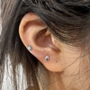 Khuyên tai SMALL WHITE FISH EARRING