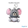 Móc khóa thú nhồi bông hình chuột Tuffy
