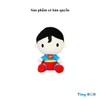 Móc khóa nhồi bông Superman
