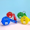 Móc khóa túi kẹo M&M - RED - Có dây kéo