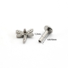 Khuyên tai chuồn chuồn thép 316L - 1.2*10mm